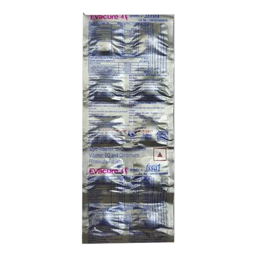 evacure 4mg tablet 10's